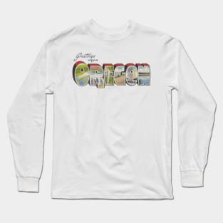 Greetings from Oregon Long Sleeve T-Shirt